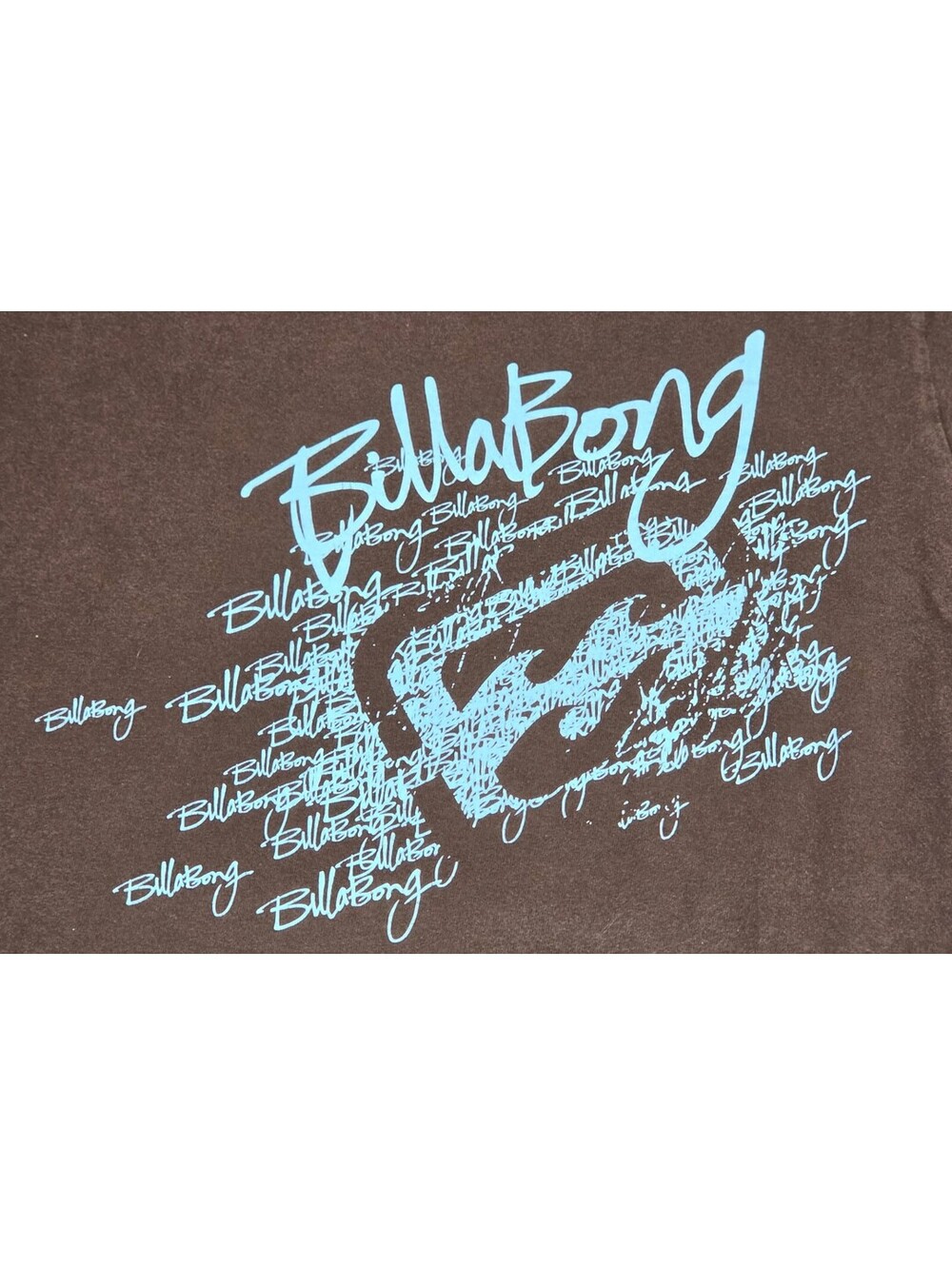 Billabong Men's Small Brown Cotton Graphic T-Shirt